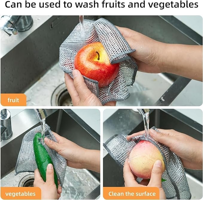 2024_04_716eSxQtxzL._SX679_ (1) (pack off 10) Dish washing Cleaning cloth | Wire Dish washing Rugs for Kitchen Dishes - Image 4