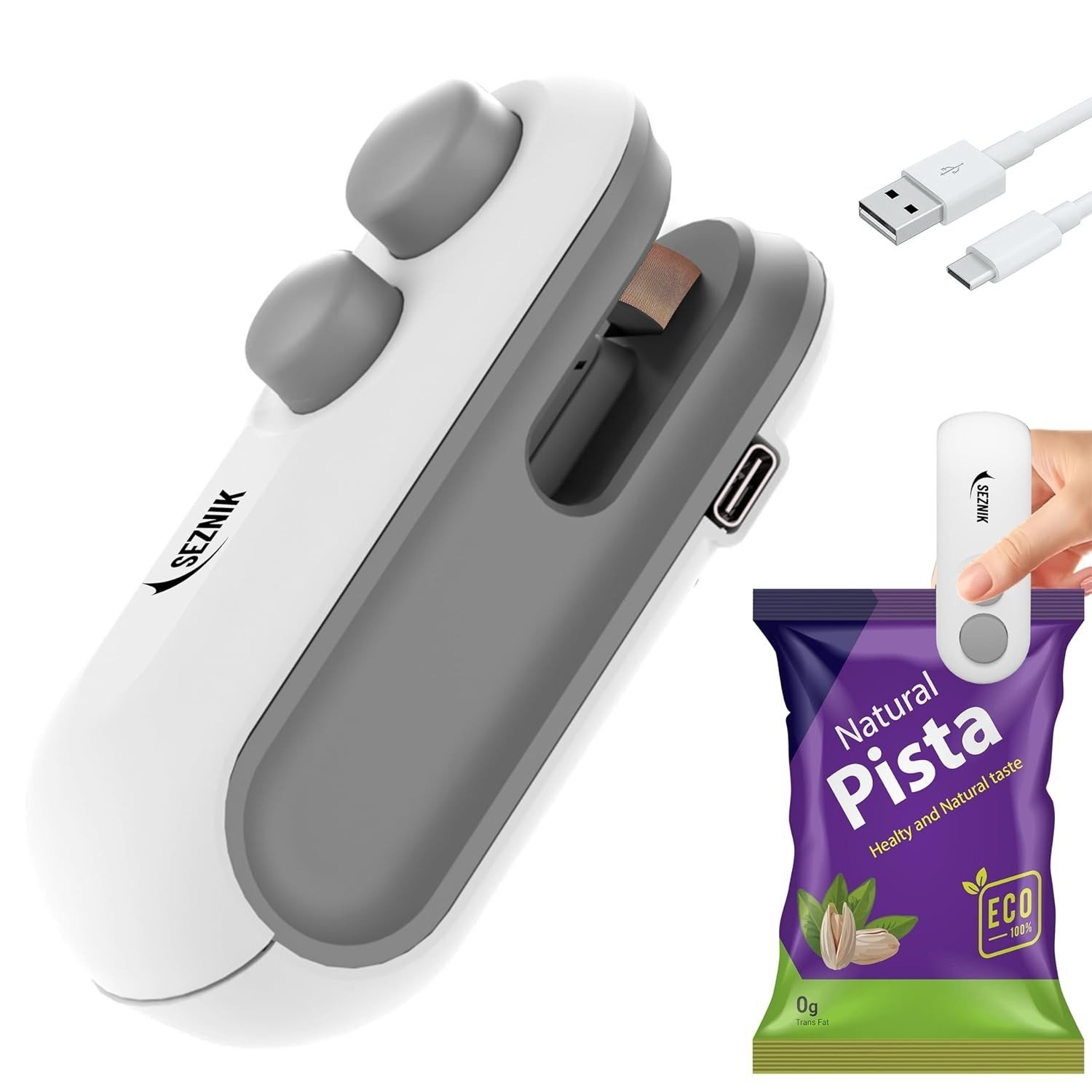 2025_11_05_25630121a055d8136353cf70e8960557-1 (4) 1 Pc Mini Heat Sealing Machine 2-In-1 Cutter & Sealer With USB Cable – Compact USB Rechargeable Food Bag Sealer For Snacks And Storage (Random Color)