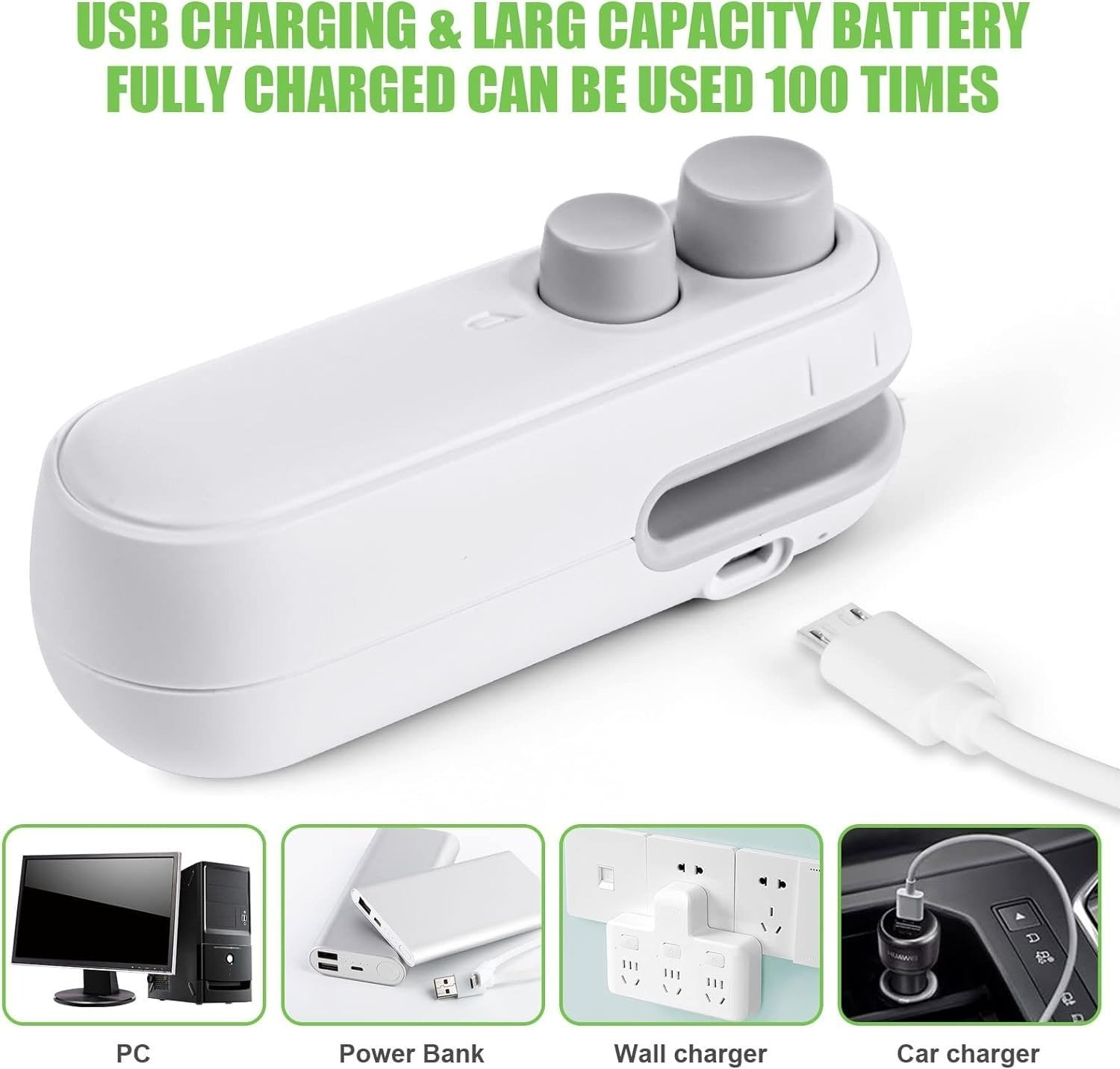 2025_11_05_bf7e28d8c8375ae174ee8939546584ca-1 (4) 1 Pc Mini Heat Sealing Machine 2-In-1 Cutter & Sealer With USB Cable – Compact USB Rechargeable Food Bag Sealer For Snacks And Storage (Random Color) - Image 5